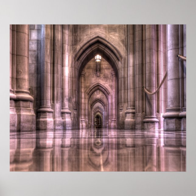 Washington National Cathedral Reflections Poster (Front)