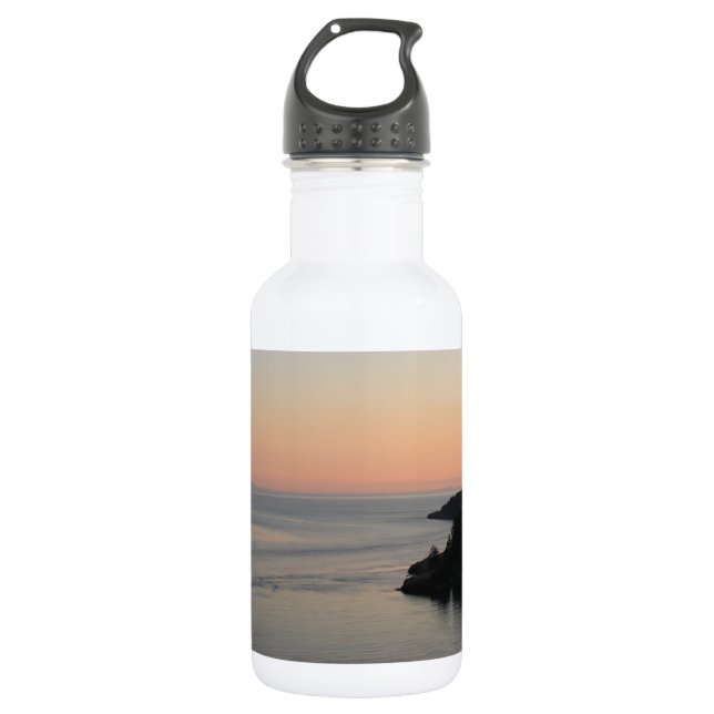 Washington Ocean View Sunset 532 Ml Water Bottle (Front)