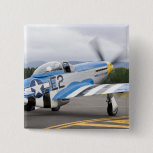 Washington, Olympia,  military airshow. 2 Inch Square Button