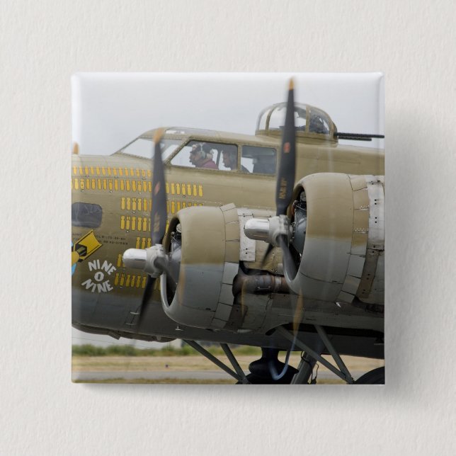 Washington, Olympia,  military airshow. 2 Inch Square Button (Front)