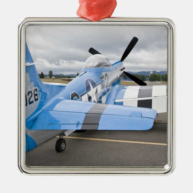 Washington, Olympia,  military airshow. 3 Metal Ornament (Front)