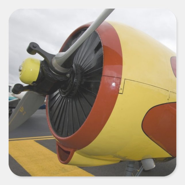 Washington, Olympia, military airshow. Square Sticker (Front)