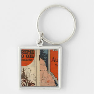 Washington, Oregon auto trails Keychain
