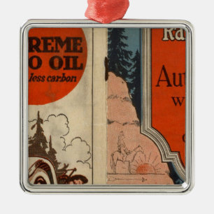 Washington, Oregon auto trails Metal Ornament