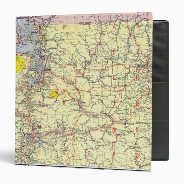 Washington, Oregon, Idaho Binder (Front/Inside)