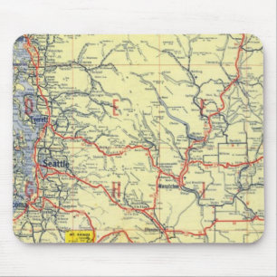 Washington, Oregon, Idaho Mouse Pad