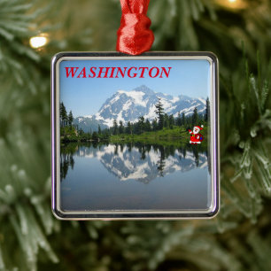 Washington Panoramic Christmas Ornament