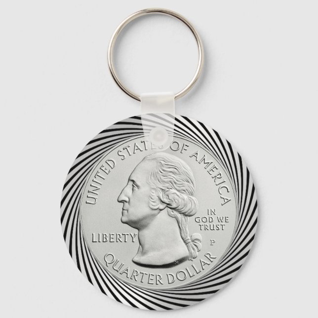 WASHINGTON QUARTER KEYCHAIN (Front)