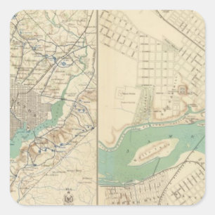 Washington, Richmond Square Sticker