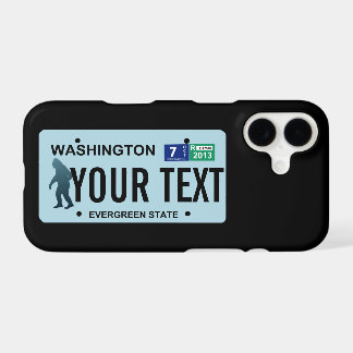 Washington Sasquatch License Plate