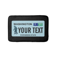 Washington Sasquatch License Plate