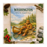Washington Sasquatch Summer Canoe 