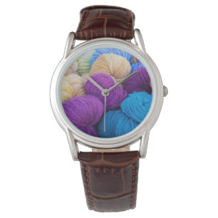 Washington, Seabeck. Balls of colourful yarn Watch