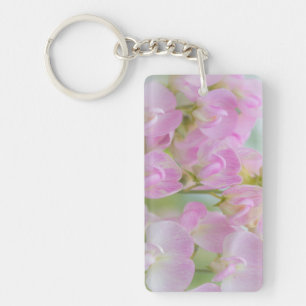 Washington, Seabeck. Detail of sweet pea Keychain