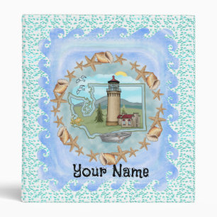 Washington Shells Lighthouse Binder