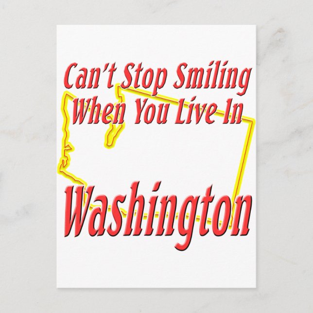 Washington - Smiling Postcard (Front)