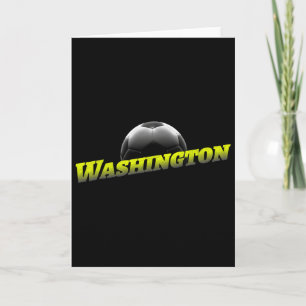 Washington Soccer Fan Support Stadium Show Your Sp Card