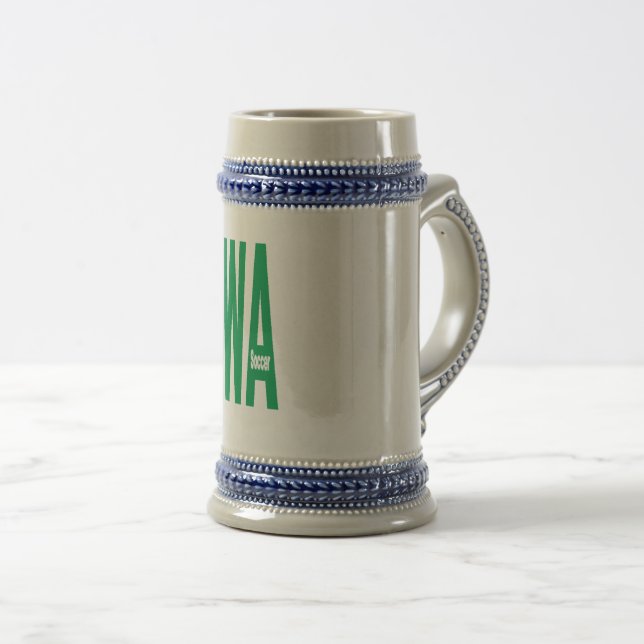 WASHINGTON SOCCER gray slut Beer Stein (Front Right)