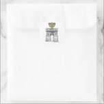 Washington Square Arch NYC Happy Hanukkah Menorah Classic Round Sticker<br><div class="desc">Sticker features an original marker illustration of a famous NYC landmark, Washington Square Arch, "dressed up" with a menorah for the holiday season. Great for holiday mailings! This Chanukah illustration is also available on other products. Don't see what you're looking for? Need help with customization? Contact Rebecca to have something...</div>