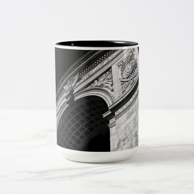 Washington Square Arch, NYC Two-Tone Coffee Mug (Center)