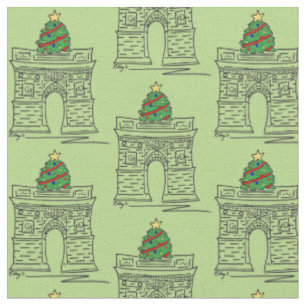 Washington Square Christmas Tree NYC Holiday Fabric