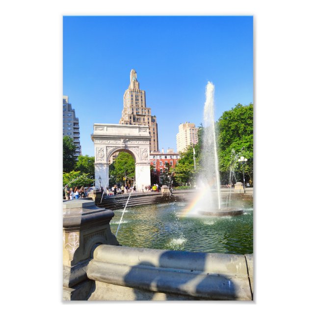 Washington Square Park Poster New York City Photo (Devant)