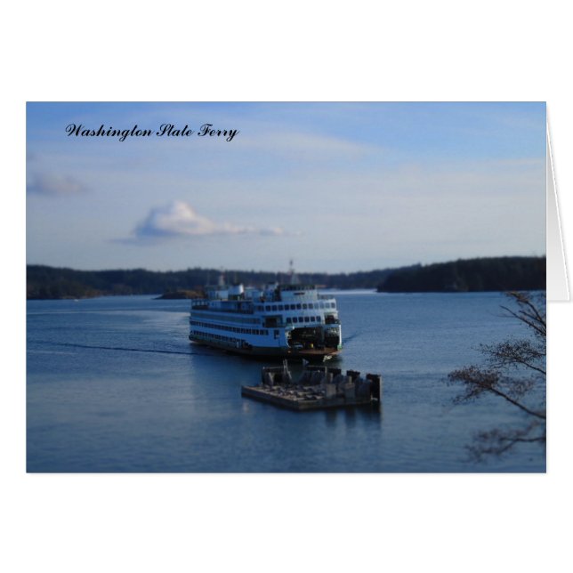 Washington State Ferry (Front Horizontal)
