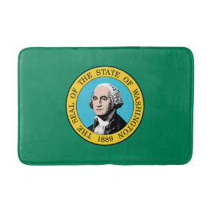 Washington State Flag Bath Mat