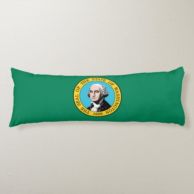 Washington State Flag Body Pillow (Front)