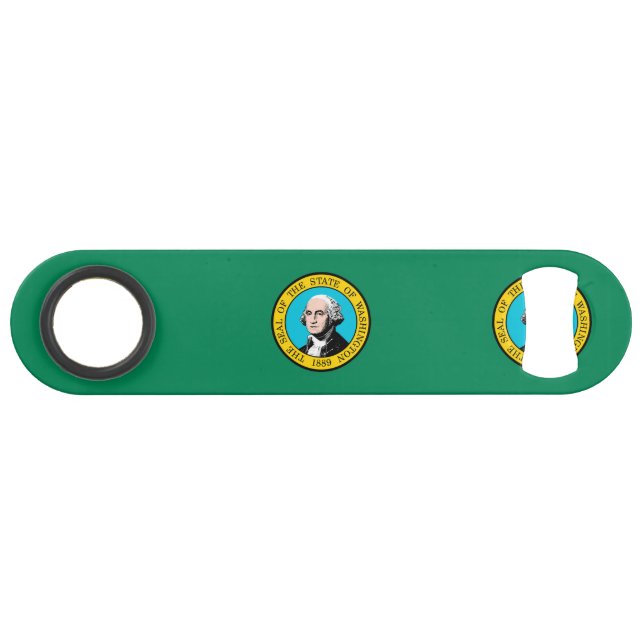 Washington State Flag Design Bar Key (Back Horizontal)