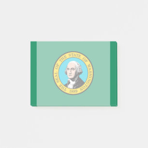 Washington State Flag Design Decor Post-it Notes