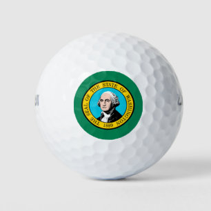 Washington State Flag Design Golf Balls