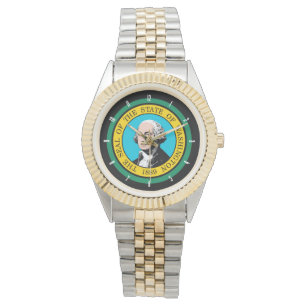 Washington State Flag Dial Design Watch