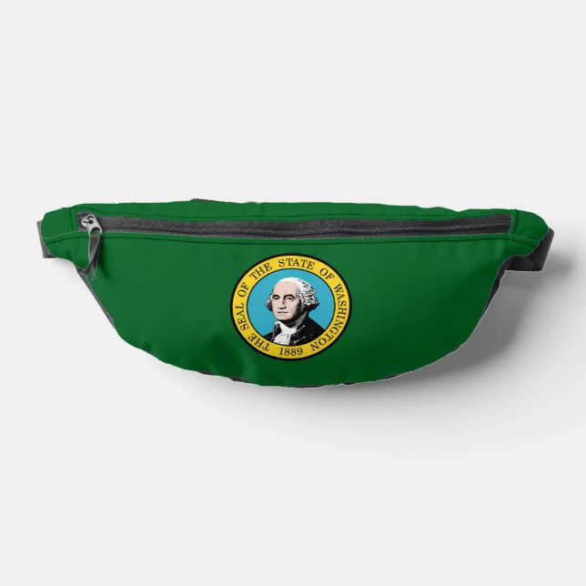 Washington State flag Fanny Pack (Lay Down)