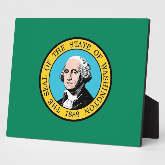 Washington State Flag Plaque (Side)