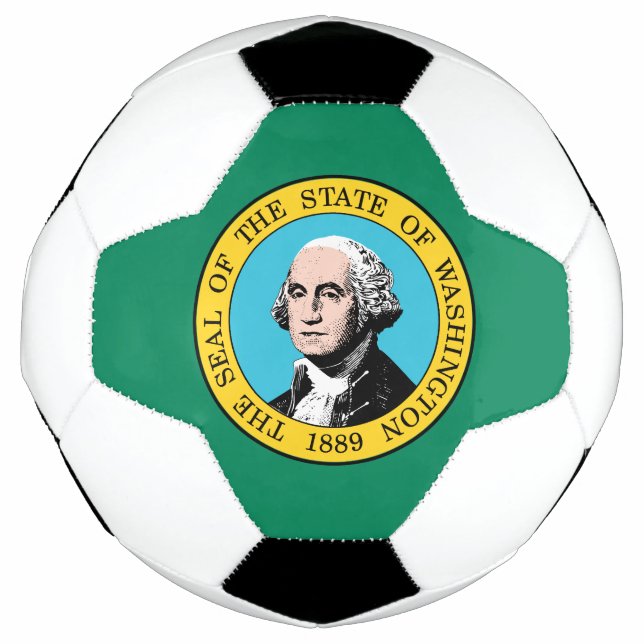 Washington State Flag Soccer Ball (Front)