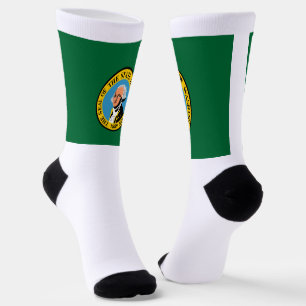 Washington State flag Socks
