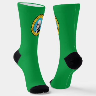 Washington State flag Socks