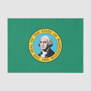 Washington State Flag Tissue Paper