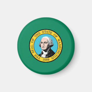Washington State Flag USA Magnet