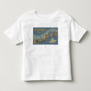 Washington (State) - Large Letter Scenes Toddler T-shirt