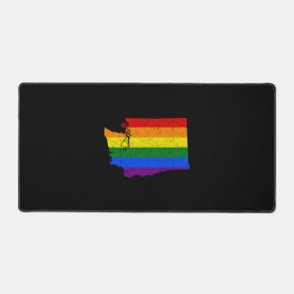 Washington State Lgbt Rainbow Flag