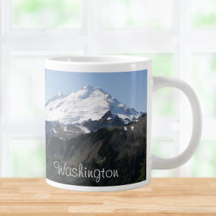 Washington State Mount Baker Photo Large Coffee Mug