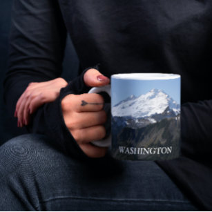 Washington State Mount Baker Photo Mug