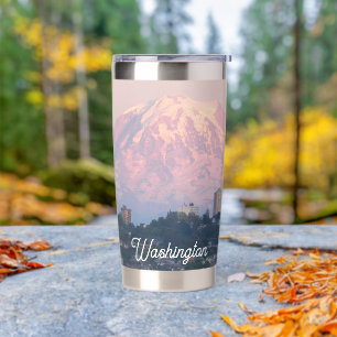 Washington State Mount Rainier Insulated Tumbler