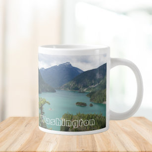 Washington State North Cascades National Park Large Coffee Mug