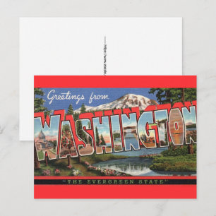 Washington State Postcard