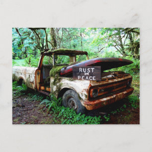 Washington State Postcard: Rust in Peace Postcard