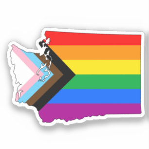 Washington State Pride LGBTQ Progress Pride