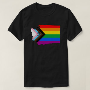 Washington State Pride LGBTQ Progress Pride T-Shirt